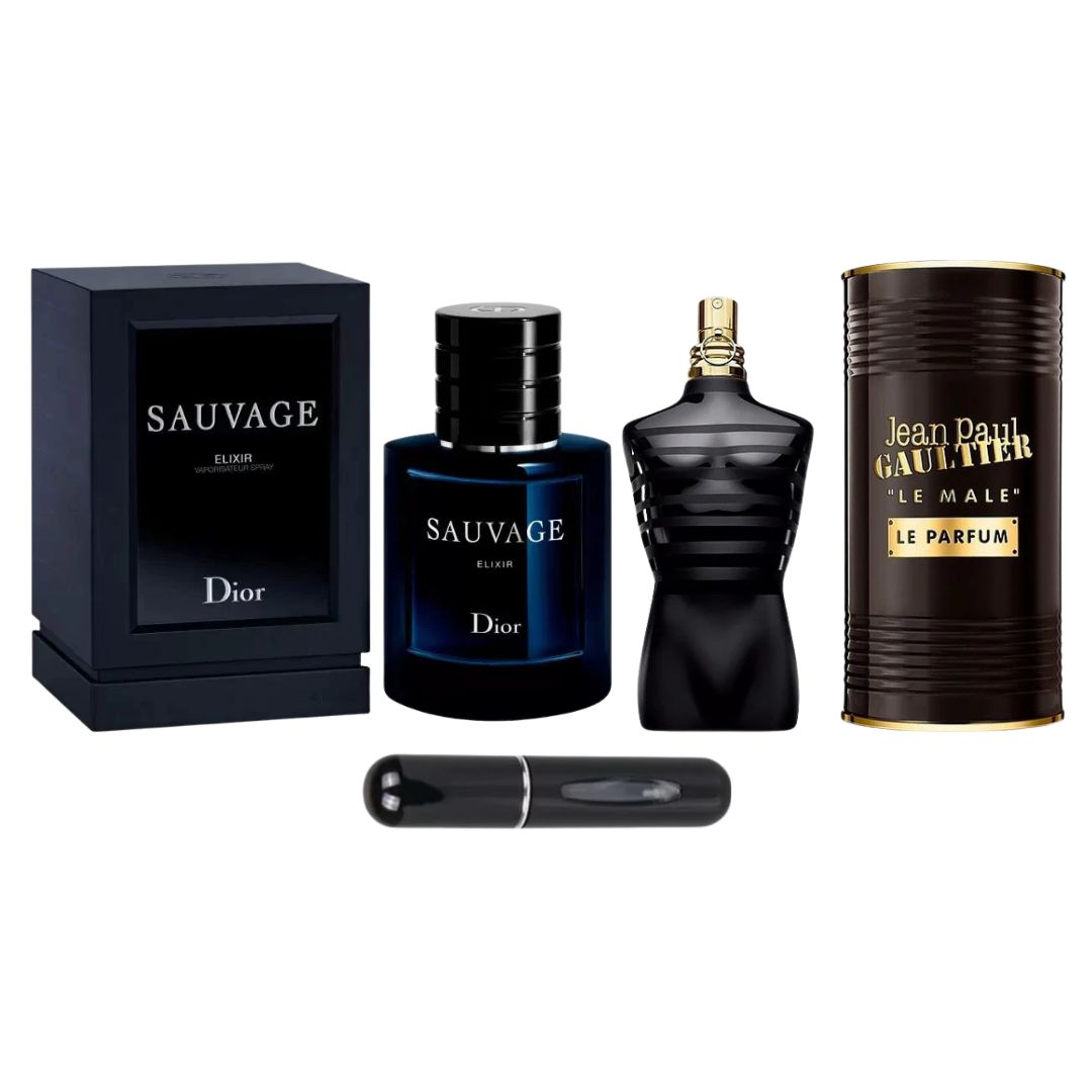 SAUVAGE ELIXIR + LE MALE LE PARFUM+PERFU